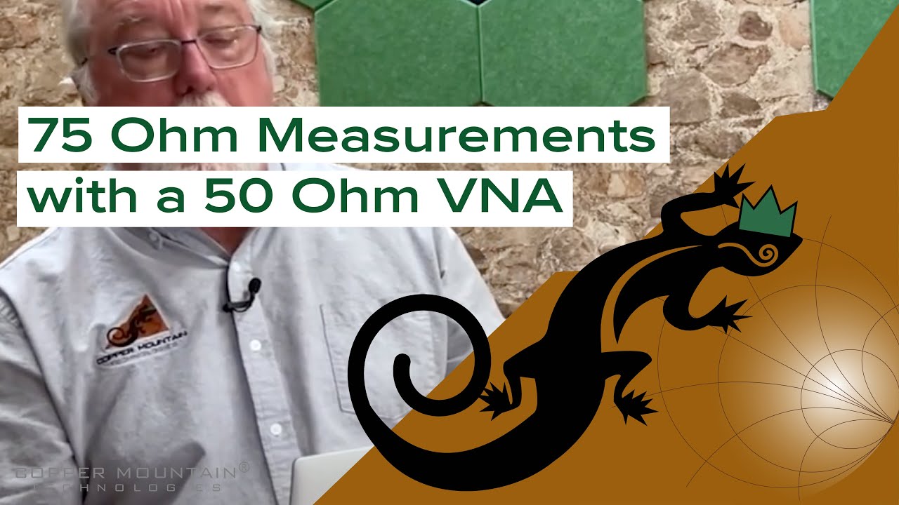 75 Ohm Measurements with a 50 Ohm VNA