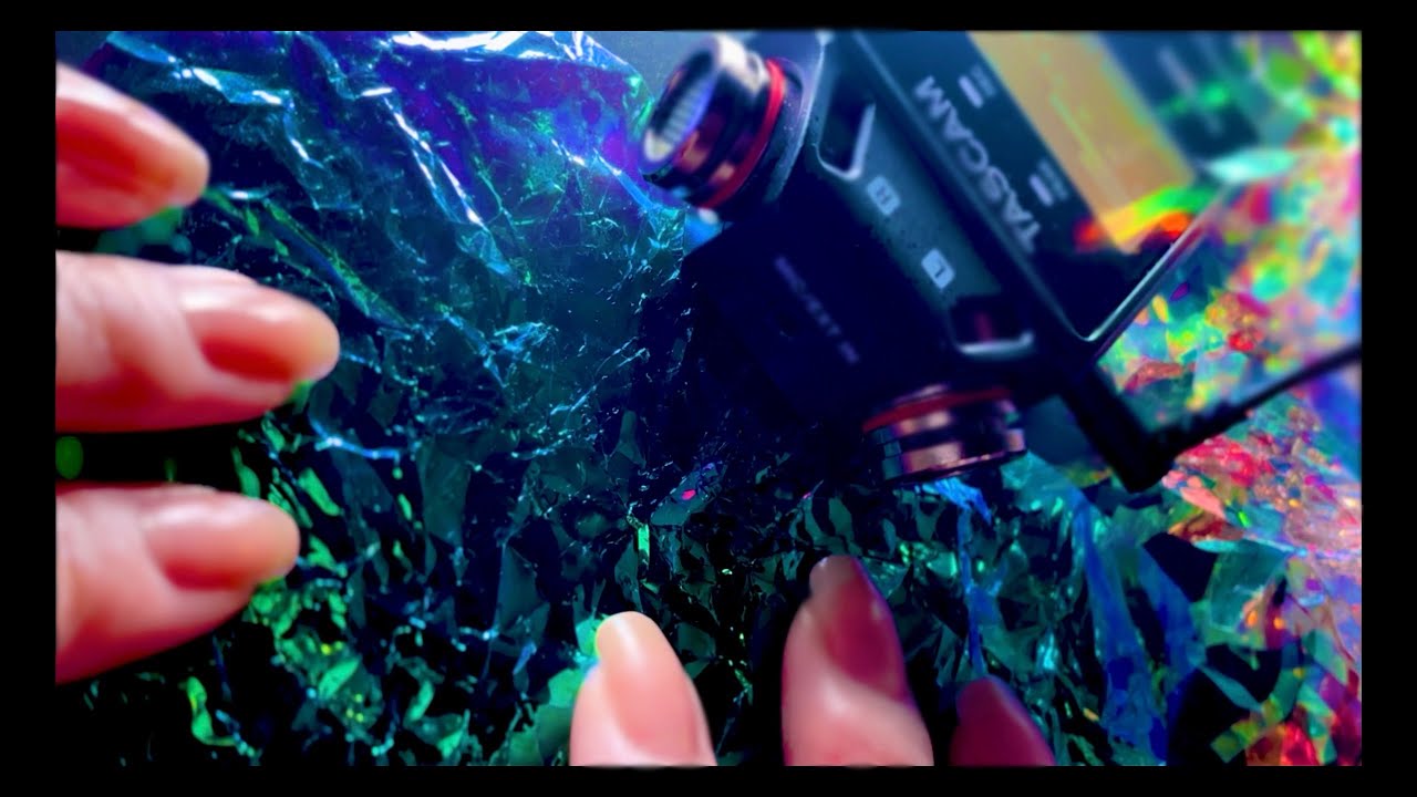 ［notalking］指ペタペタぱりぱりオーロラフィルムASMR