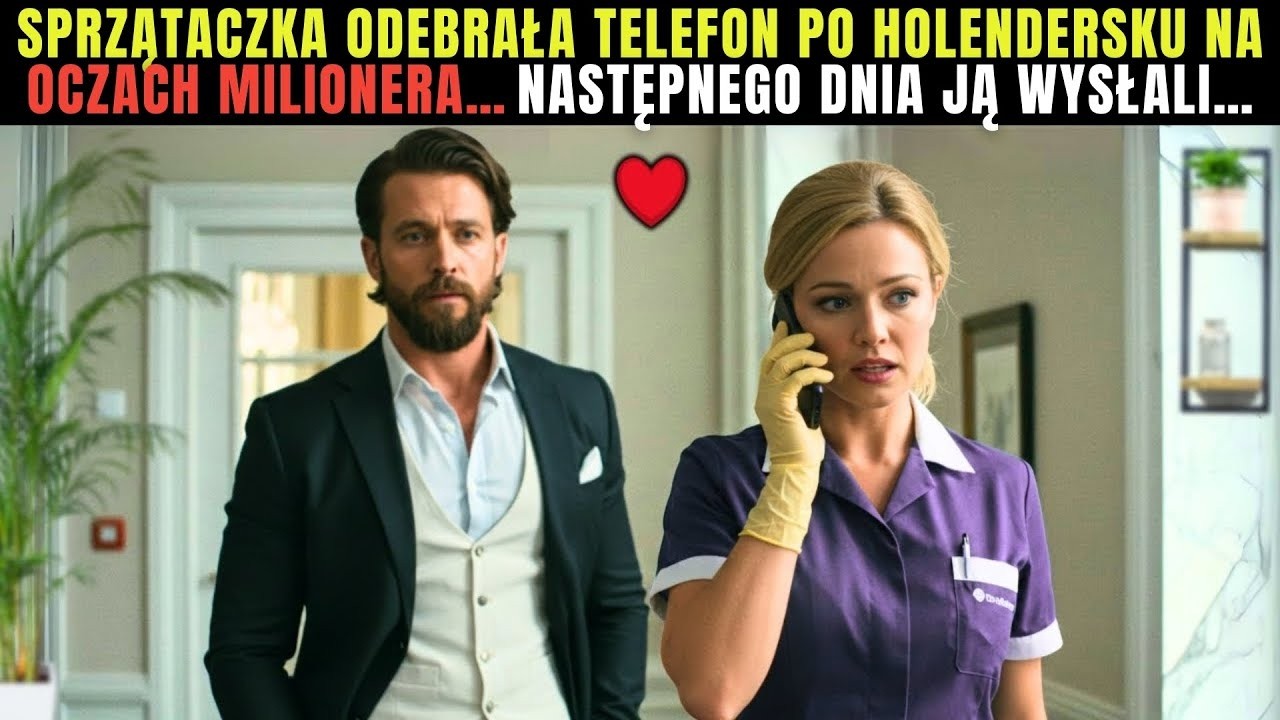 Sprzątaczka odebrała telefon po holendersku przy milionerze — następnego dnia ją wysłali