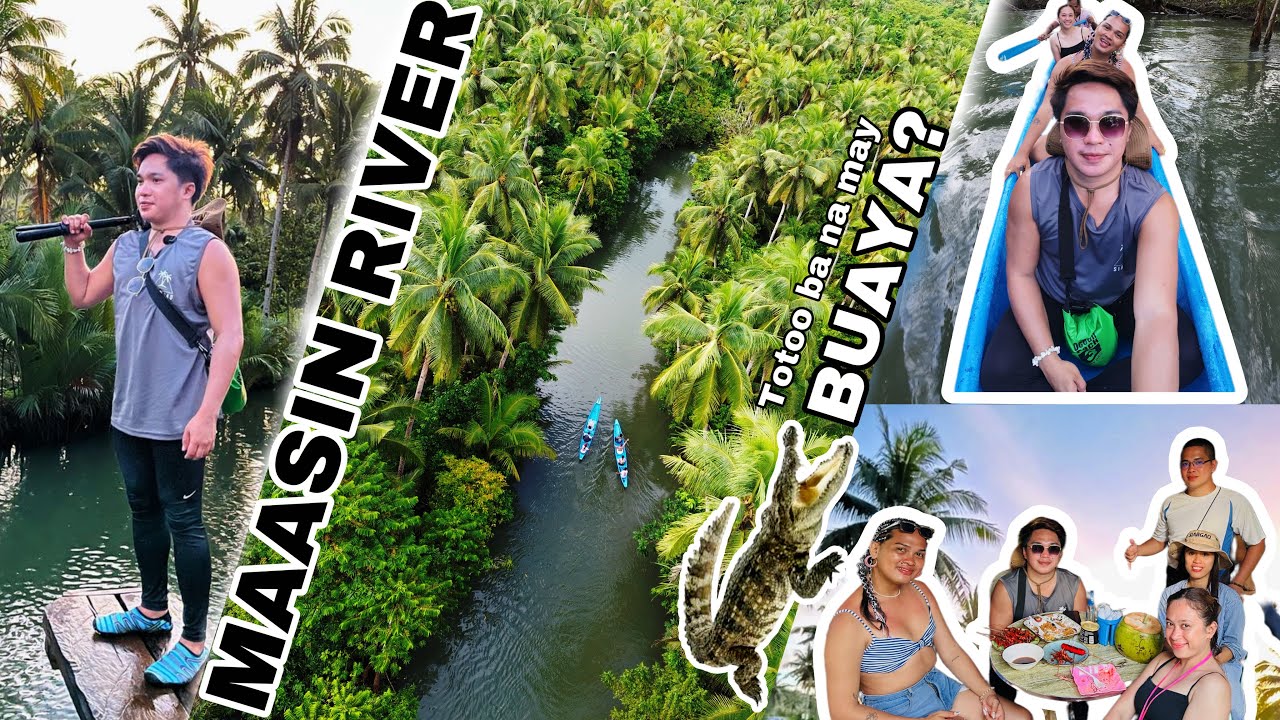ANG GANDA 😱 MAASIN RIVER - SECRET LAGOON
