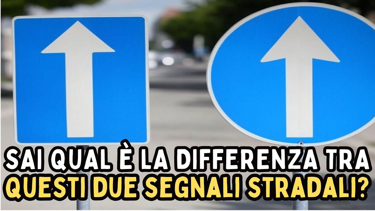 CODICE DELLA STRADA: non conoscere la differenza tra questi SEGNALI STRADALI potrebbe costarti caro