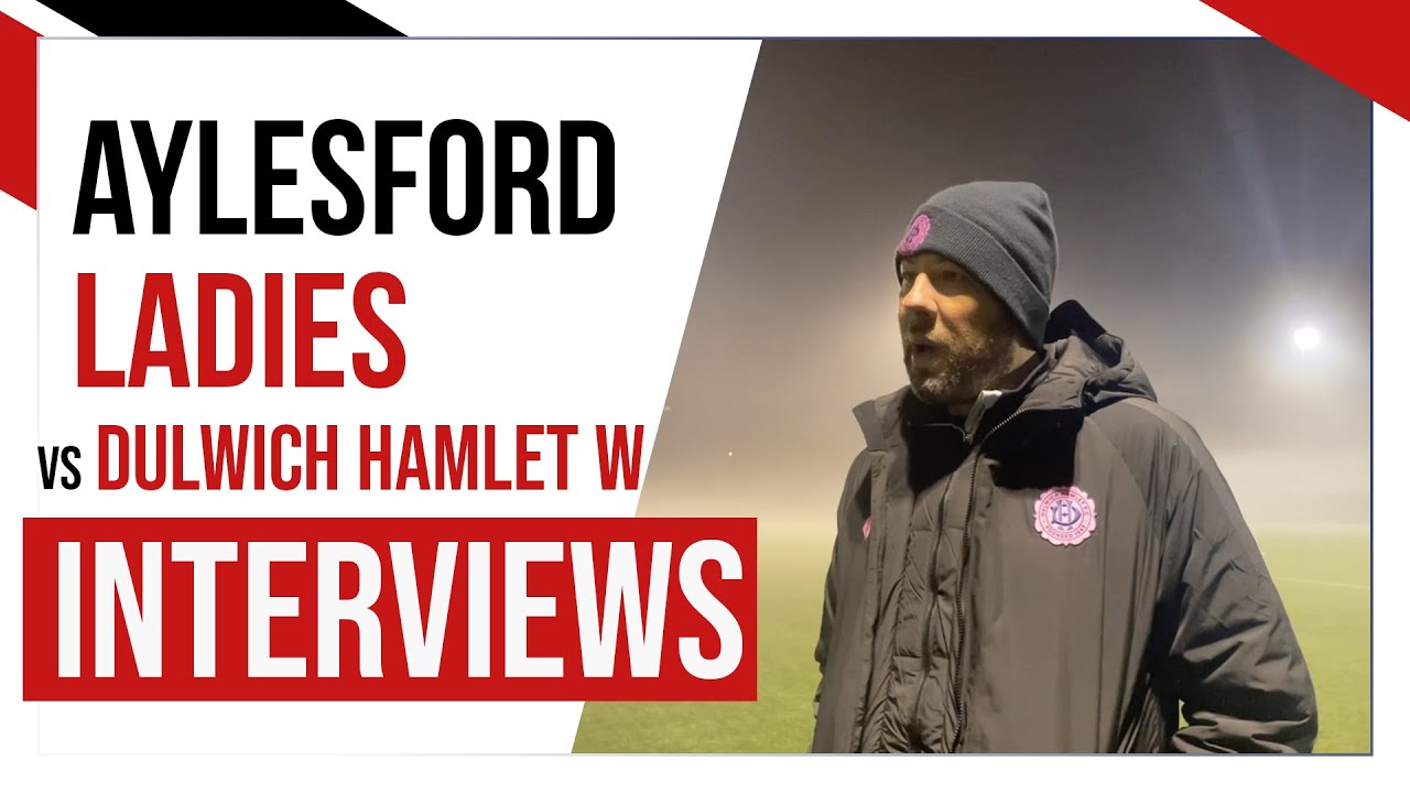 HAMLET INTERVIEWS: Ryan Dempsey Interview vs Aylesford | Vitality Women's FA Cup | 13/11/22