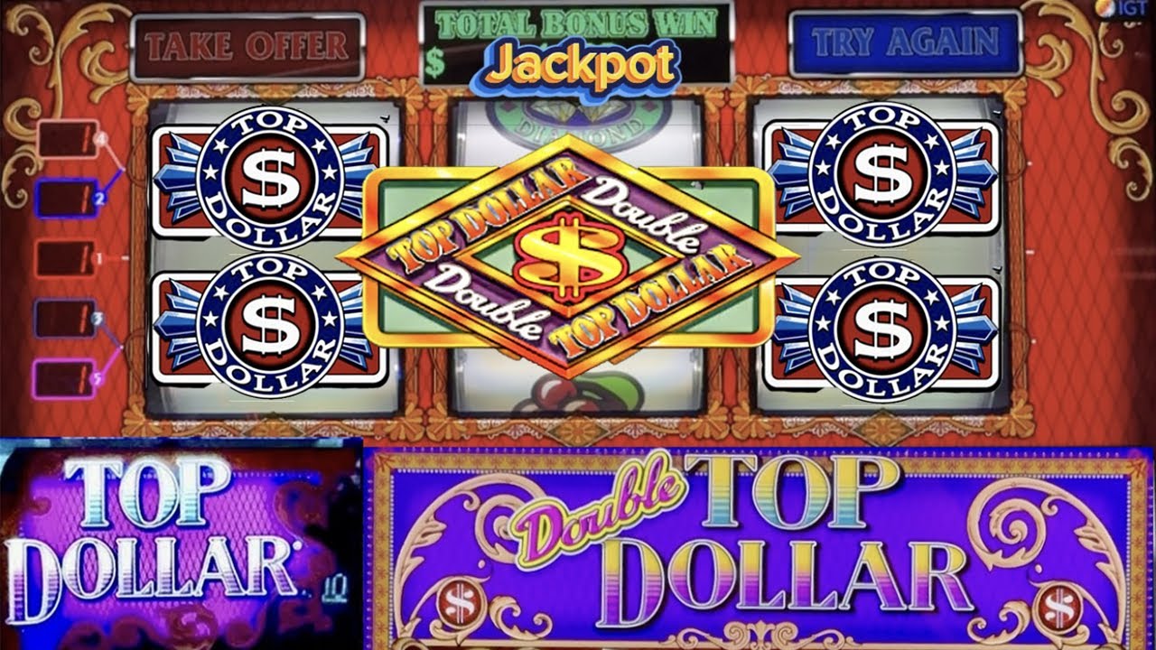 Handpay! $60 BETS Double Top Dollar Classic Slot