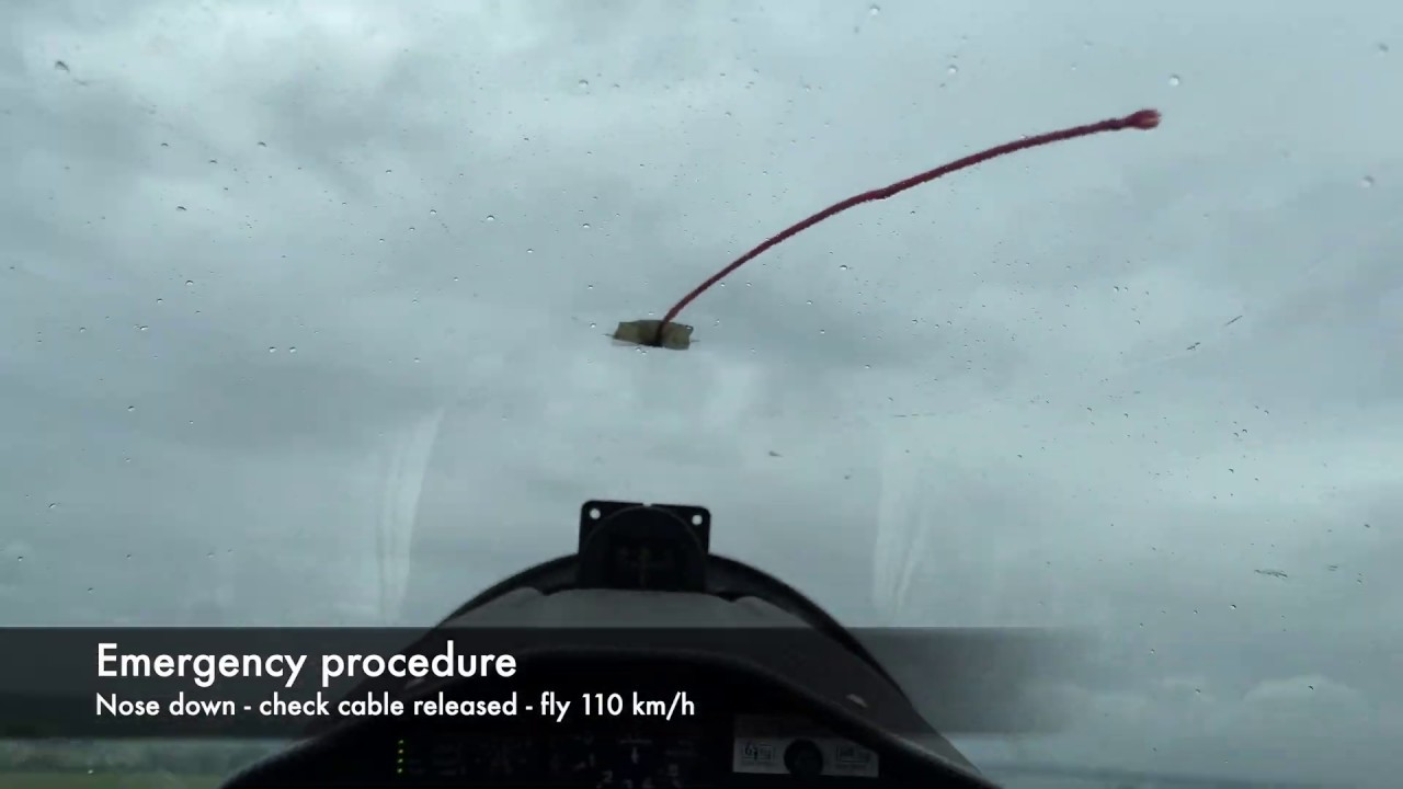 Emergency Winch Launch Failure at 80m (Training)