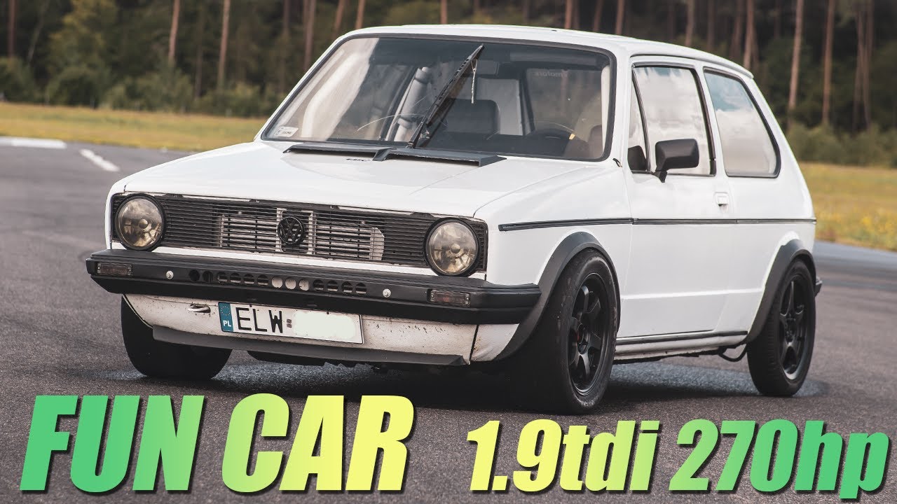 VW Golf MK1 1.9 TDI 270 koni 540 nm - uniwersalny żołnierz / PROSTA / ZAKRĘTY / ULICA