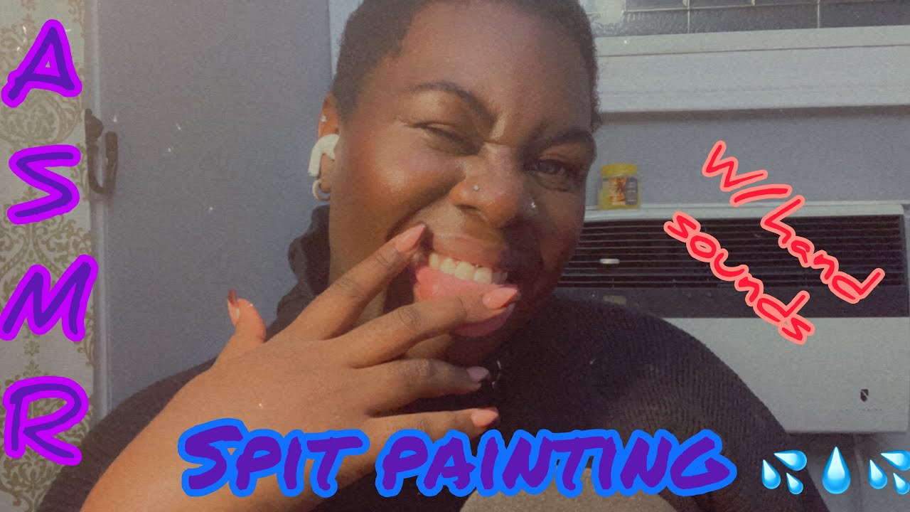 ASMR| Spit Painting Trigger (Roleplay)  (Fast and Aggressive) Personal Attention