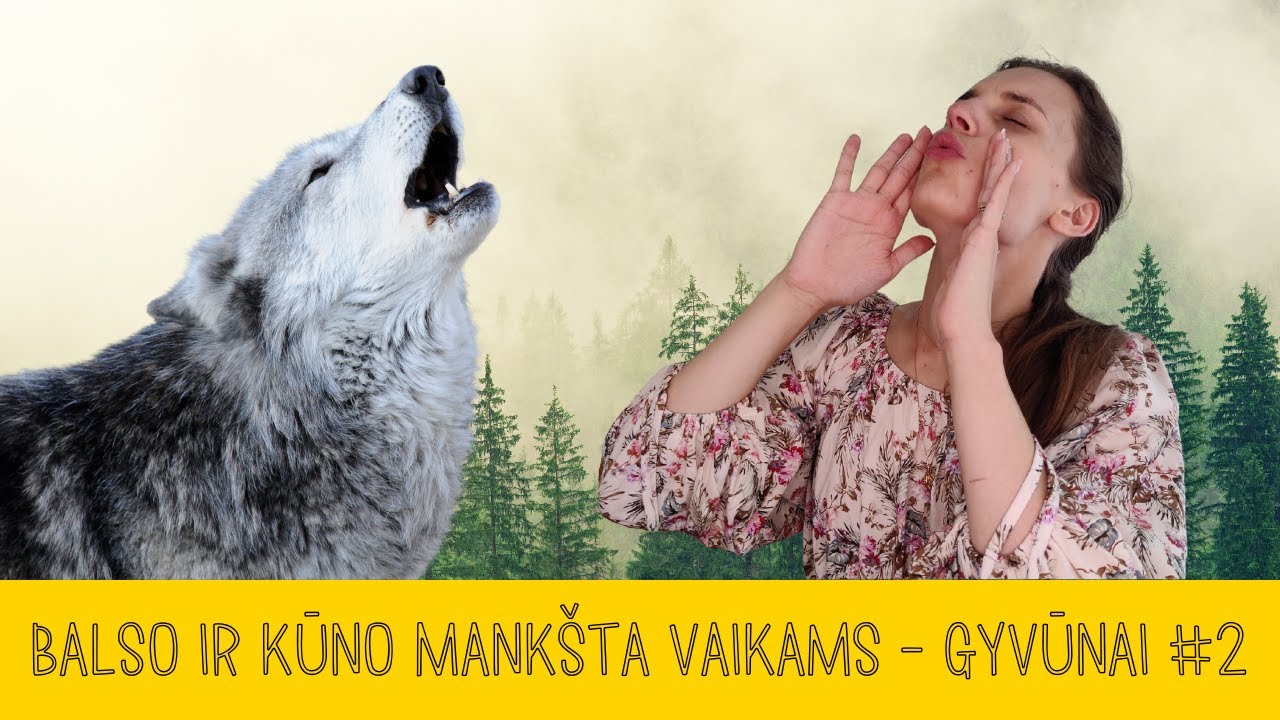 Mankšta vaikams - Gyvūnai (2 dalis)