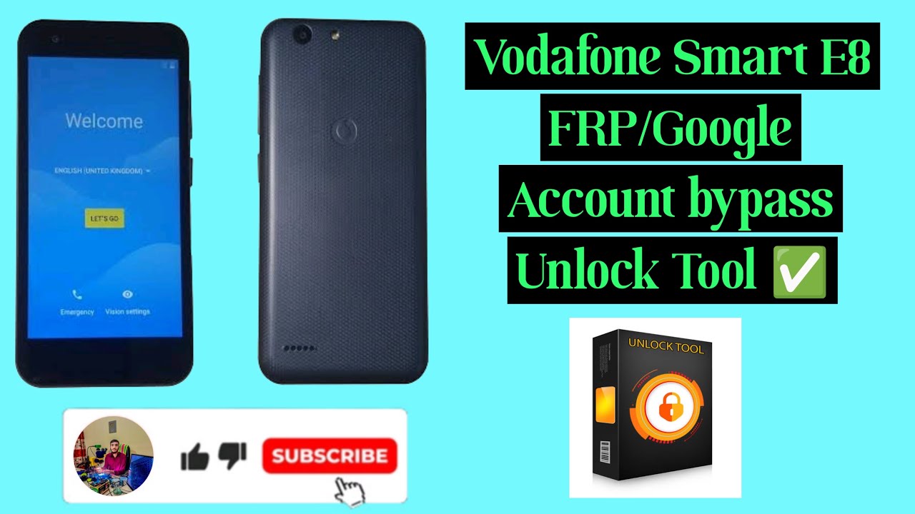 VODAFONE SMART E8(VFD 510,511,512,513) FRP BYPASS GOOGLE ACCOUNT REMOVE UNLOCK TOOL VDF 510 UNLOCK