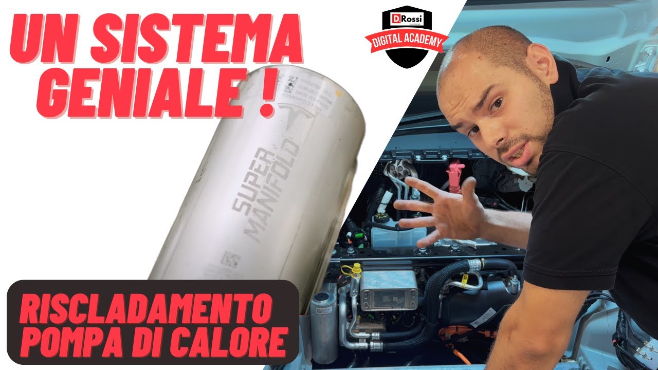 IL MIGLIOR SISTEMA DI RAFFREDDAMENTO E RISCALDAMENTO   TESLA MODEL Y POMPA DI CALORE