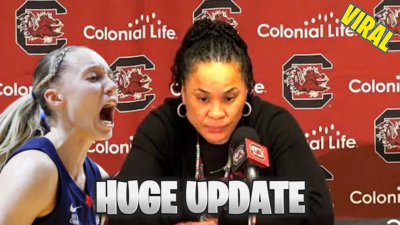 Dawn Staley ERUPTS After Paige Bueckers Huskies EMBARRASSED Gamecocks At Home!