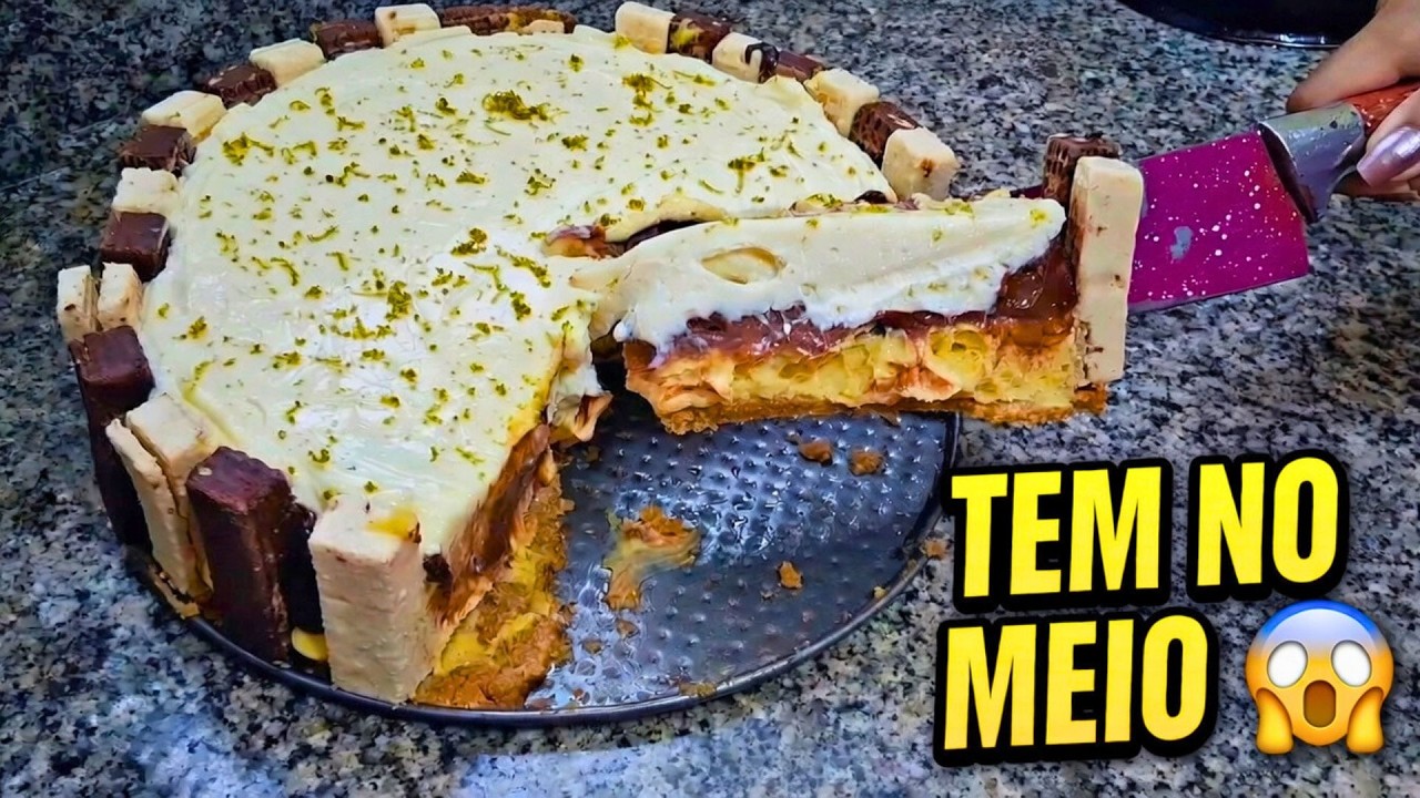 Essa Torta Gelada Tem Uma Camada Que Ninguém Espera!