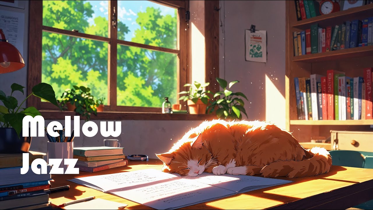 Mellow Jazz Hip Hop Beats - Chill and Relaxed Vibes 🎷 - CatWave Studio 🐾 - Music to Relax/Study 📚