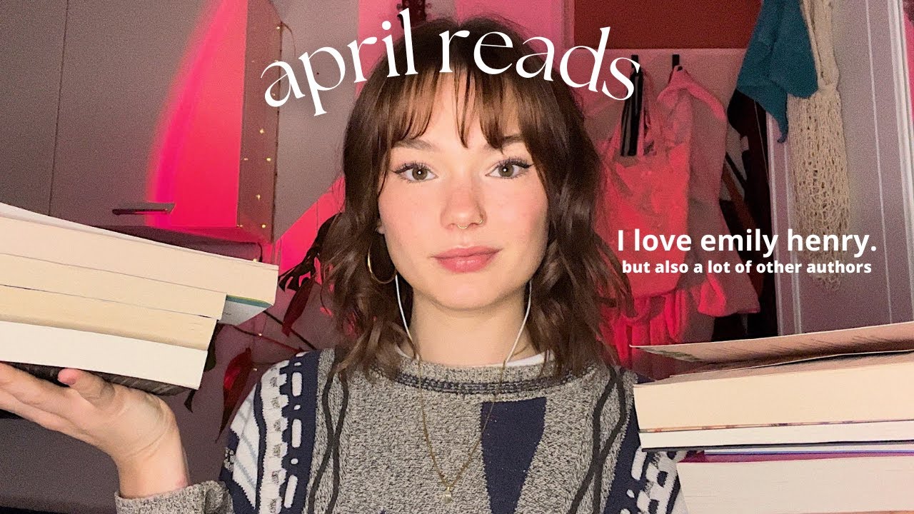 ASMR books I read in april (whispering, gushing over Emily Henry, tapping, tracing, )