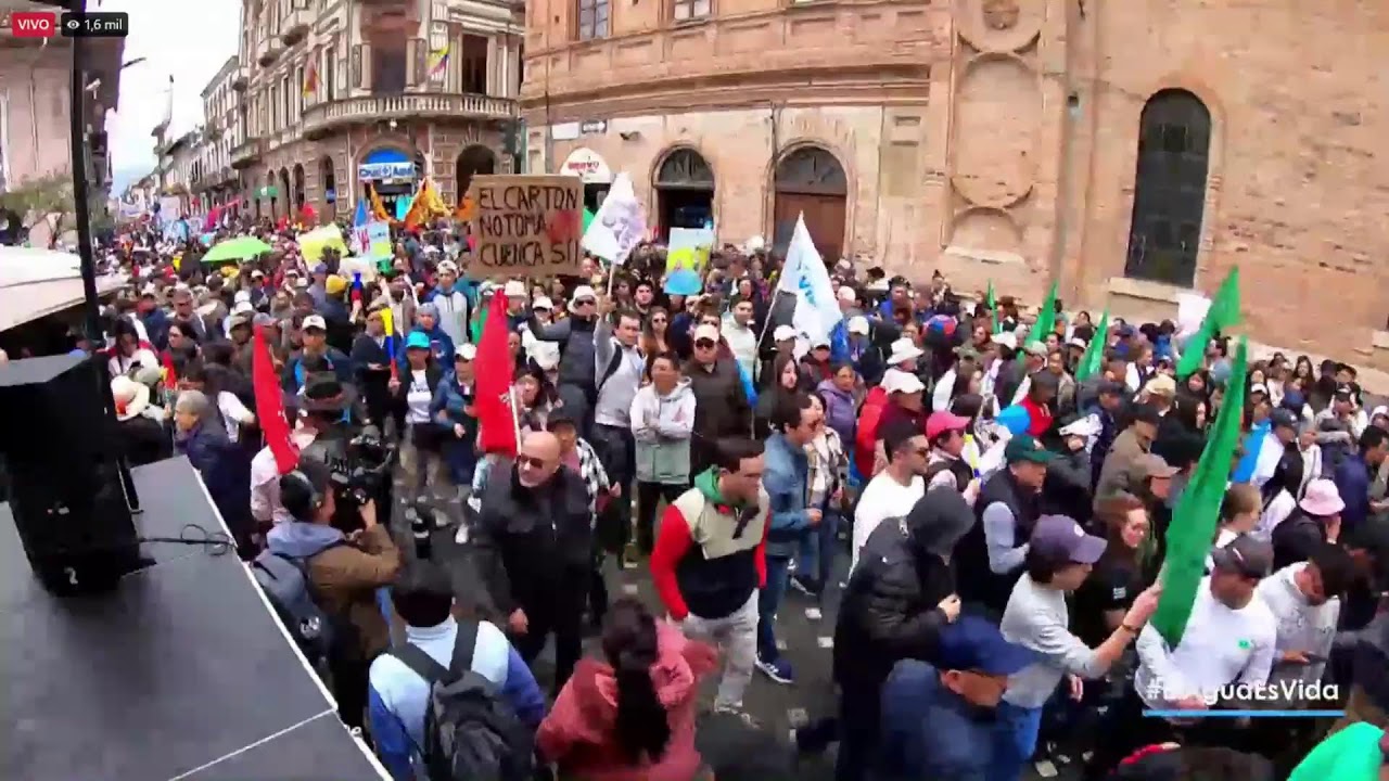 Marcha por el agua Cuenca