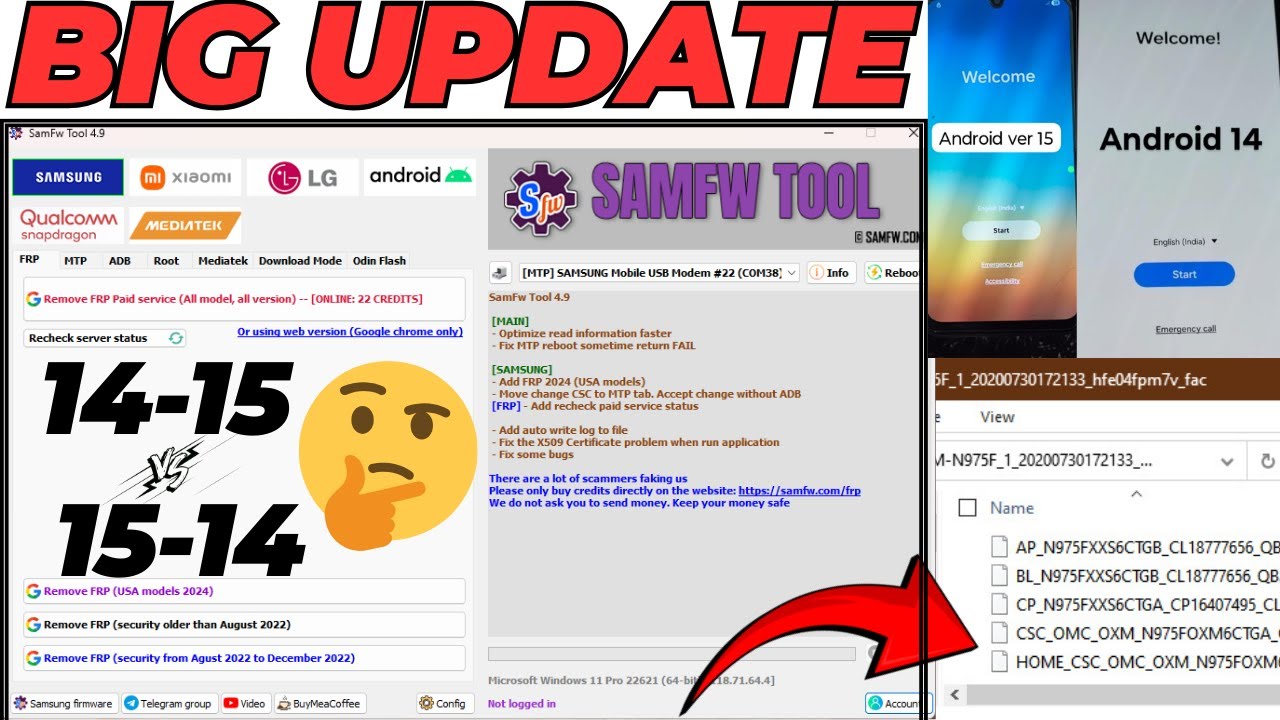 Samsung All Model Android 14-15 = 15-14 FRP Solution Lattest Update Solution 100% Workinng Trick 🔥