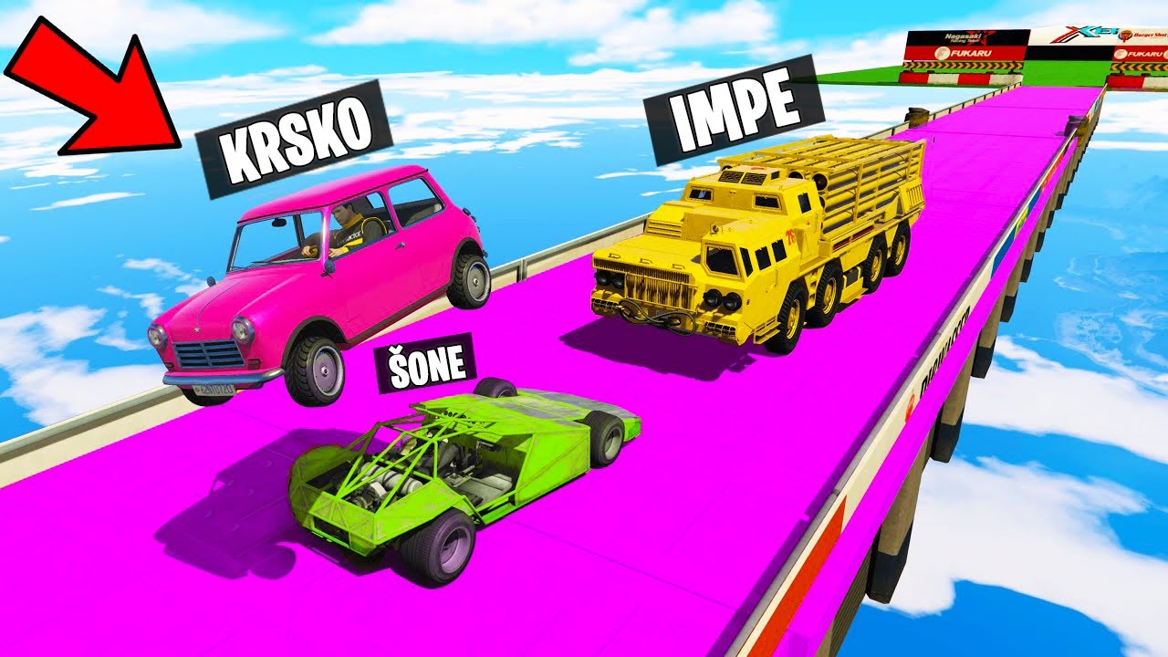KO PRVI ZAVRŠI OVU TRKU U GTA 5 DOBIJA 1000 €! :O