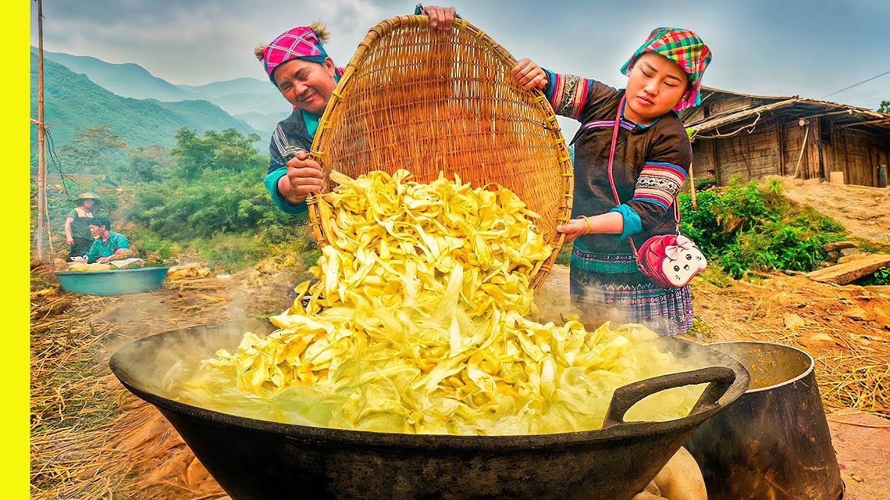 ¡TRIBAL VIETNAM! ¡La comida y el estilo de vida del pueblo montañés desconocido de Vietnam!