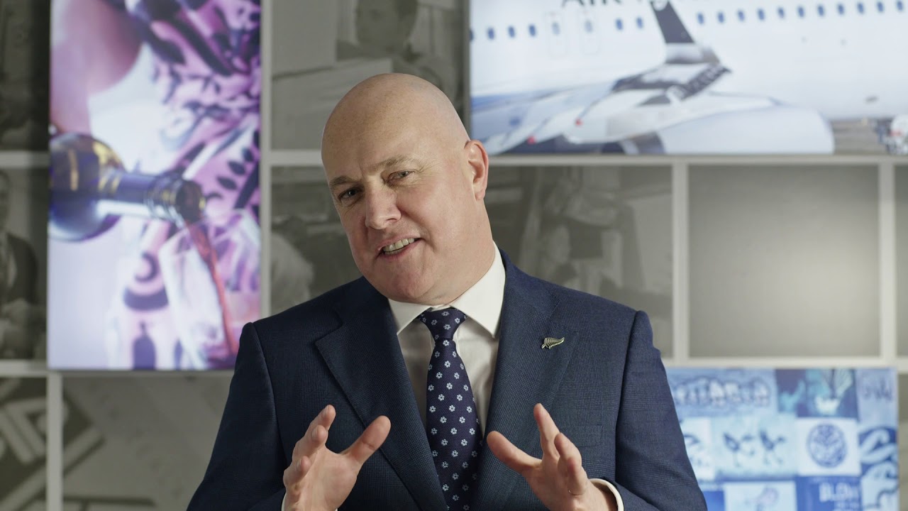 Air NZ's Chris Luxon address to staff following his resignation yesterday evening