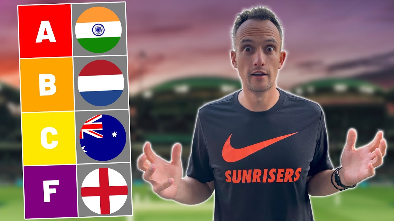 RANKING EVERY CRICKET WORLD CUP 2023 SHIRT | Tier List