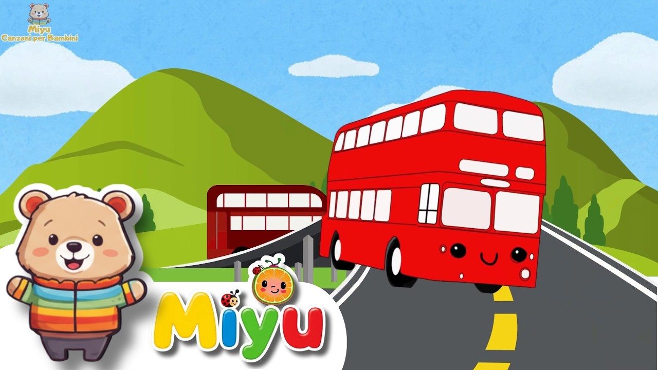 🚗💚 Laviamoci le Mani, Le Ruote del Bus e L'Uomo Pera! Canzoni Educative per Bambini | Miyu
