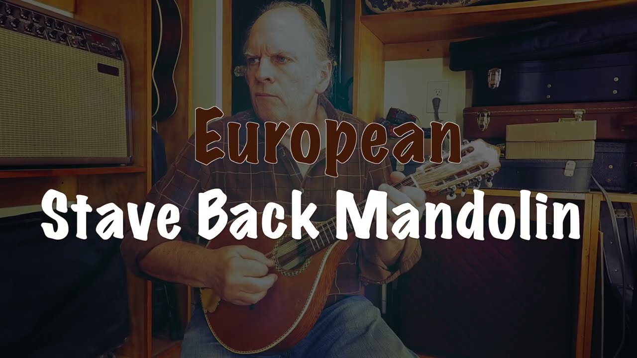 European Stave Back Mandolin