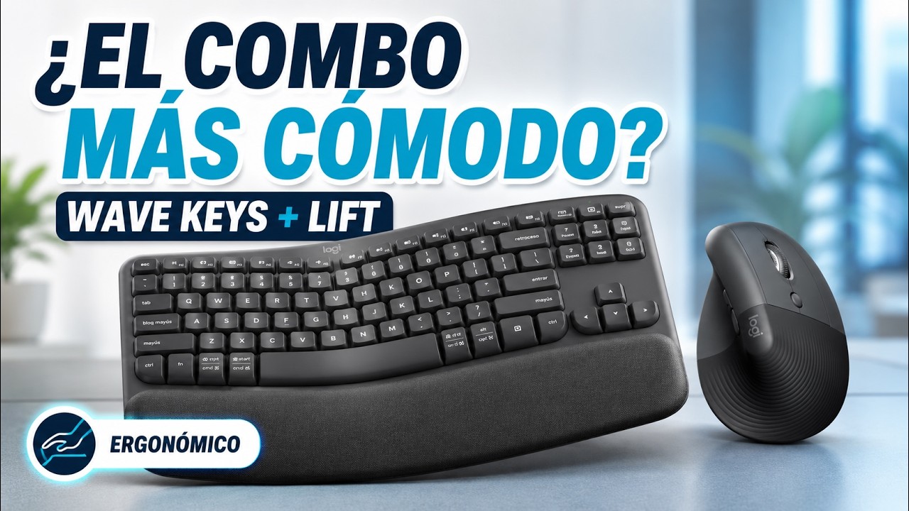 ¿El combo más cómodo para trabajar? | Logitech Wave Keys + Lift Review real y sincera