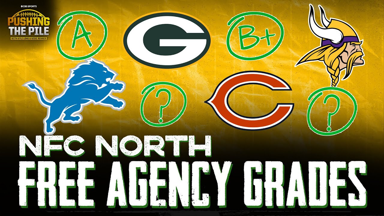 Grading NFC North Free Agency | Lions Bolster Defense, Bears Build OL Wall | PTP