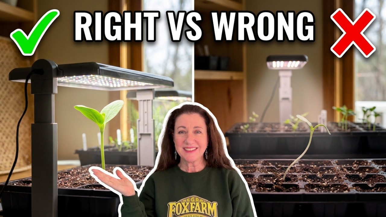Dobos Farms (In The Garden) #growlights #gardening #vegetablegardening