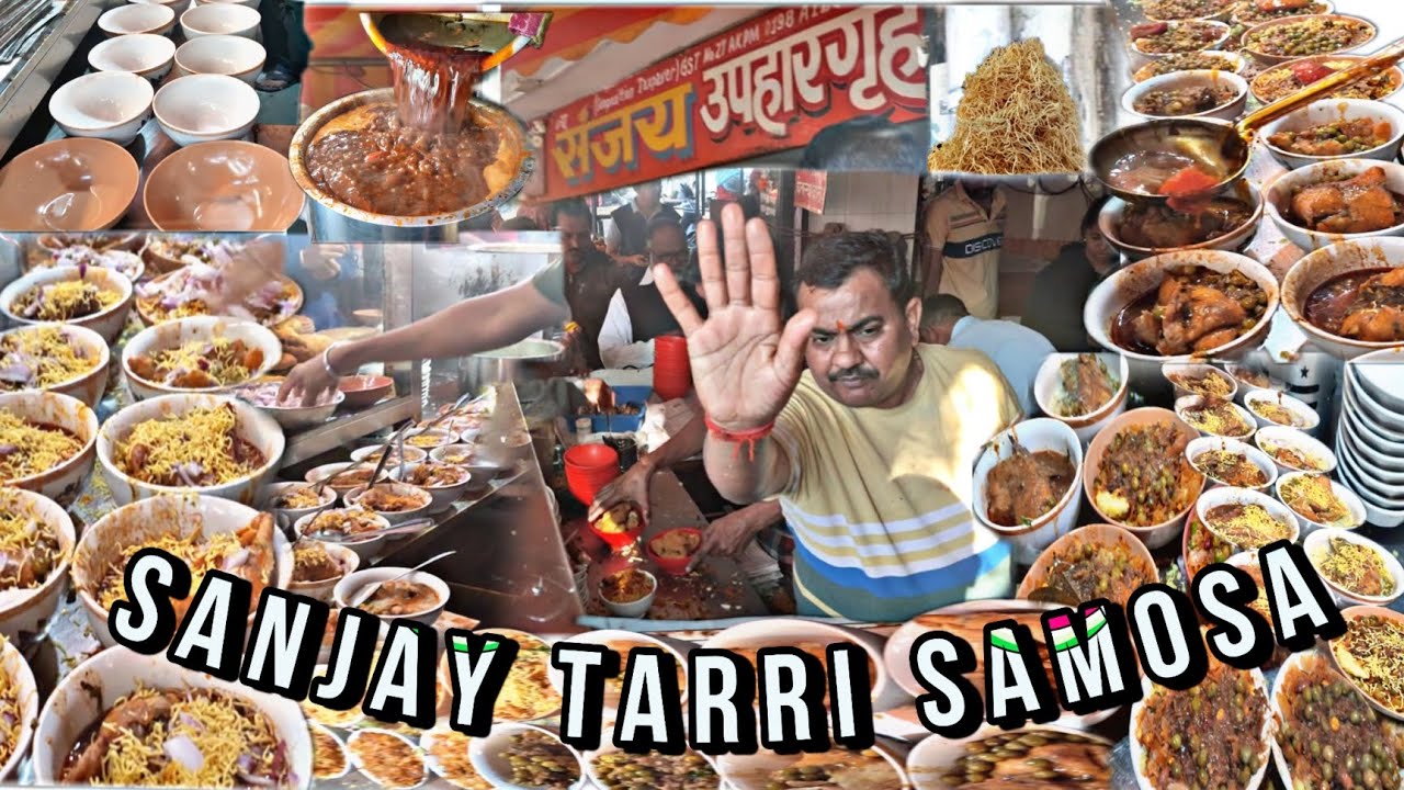 Nagpur la ya Tarri Samosa kha |New Latest World Famous Sanjay Tarri Samosa superfast Rs15/- #viral 🔥