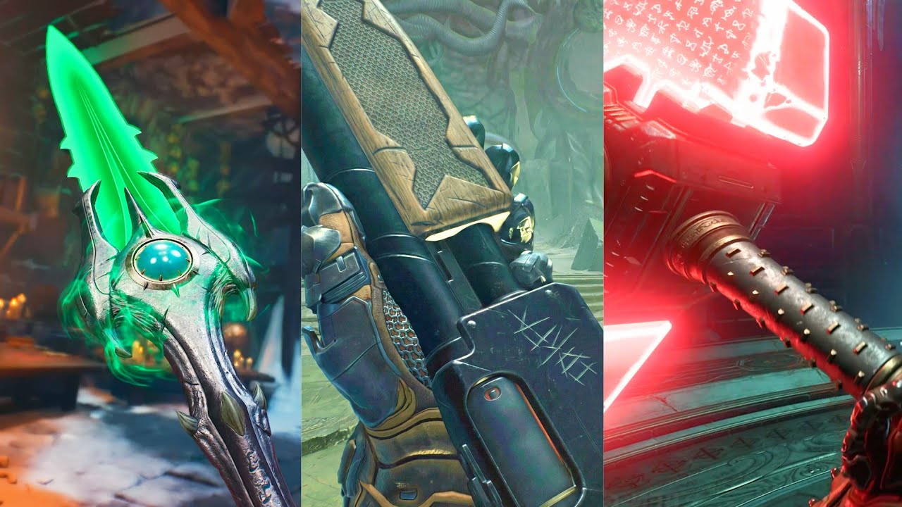 DOOM TRILOGY (2016-2026) + Revelations DLC - All Weapon Pick-up Animations EVER (4K)