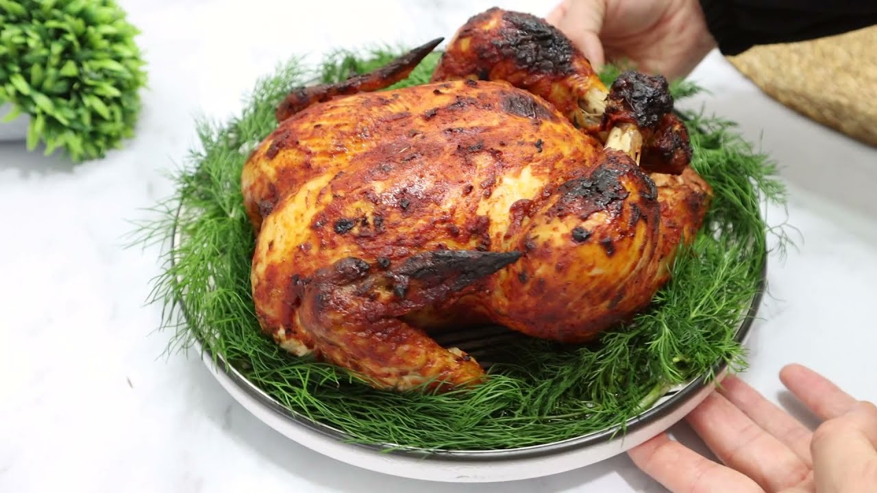 Nar Gibi Kızaran B&uuml;t&uuml;n Tavuk Yapımı 😋 Lezzetine Lezzet Katan &Ouml;zel Sosuyla B&uuml;t&uuml;n Tavuk Tarifi