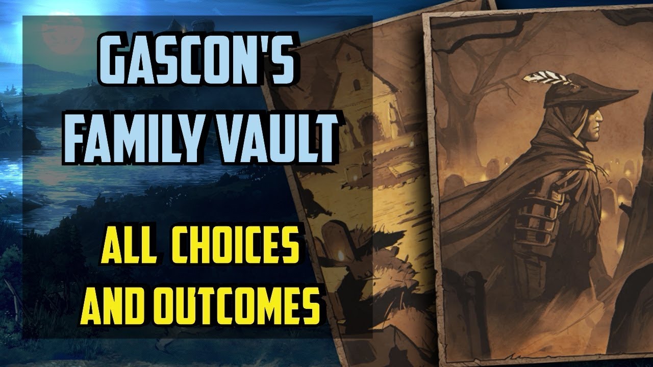 Gascon's Family Vault All choices - Thronebreaker the Witcher Tales - (Peace Everlasting)