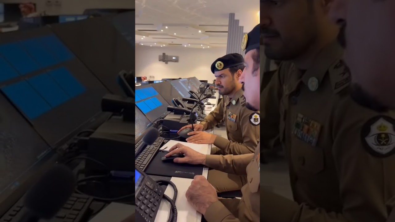 Saudi traffic police in makka