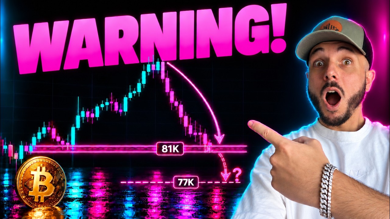 Bitcoin Live: Last Support Before 77K (WATCH NOW)
