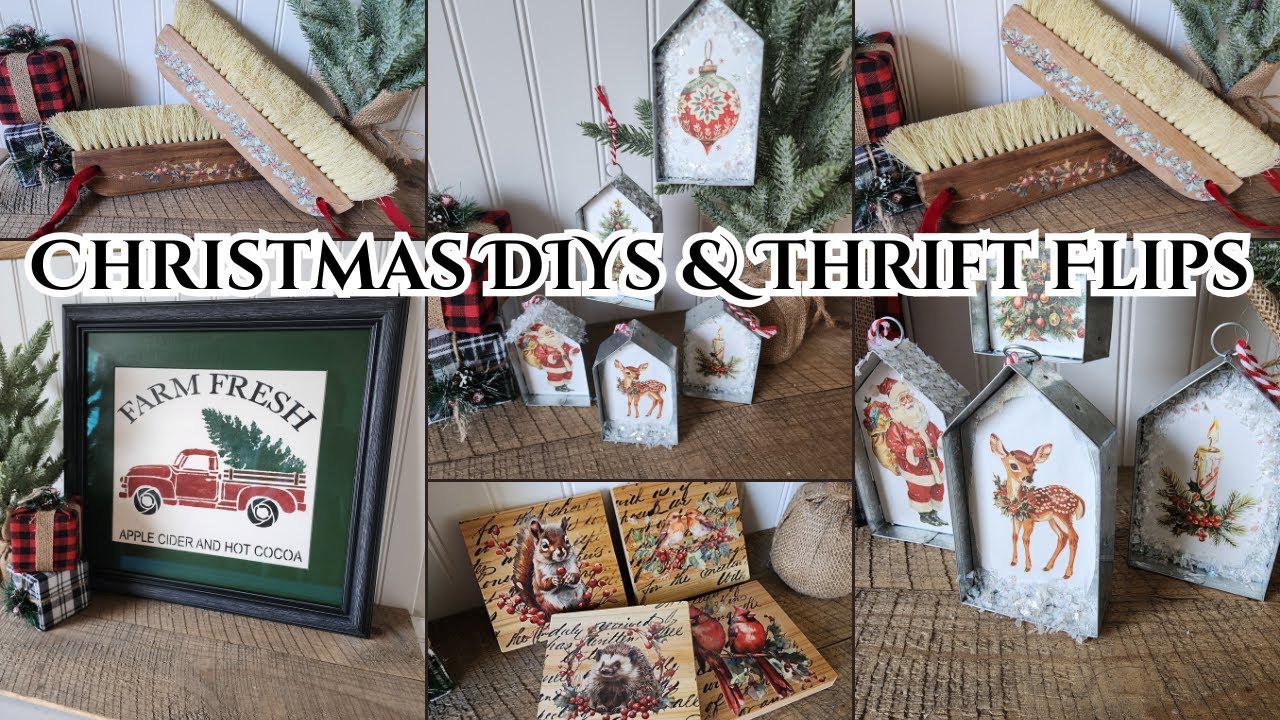 Trash to Treasure Christmas Projects | Christmas Thrift Flips and DIYs | Christmas Home Decor