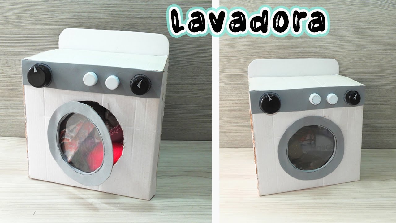 Hazlo tú mismo: Construye una lavadora de juguete única con materiales reciclados