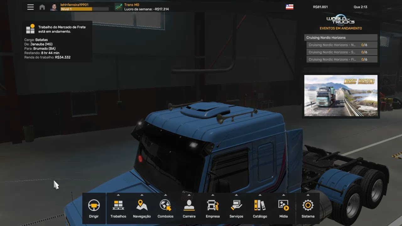 🚚 Euro Truck Simulator 2 - Rumo à Estrada! 🌍