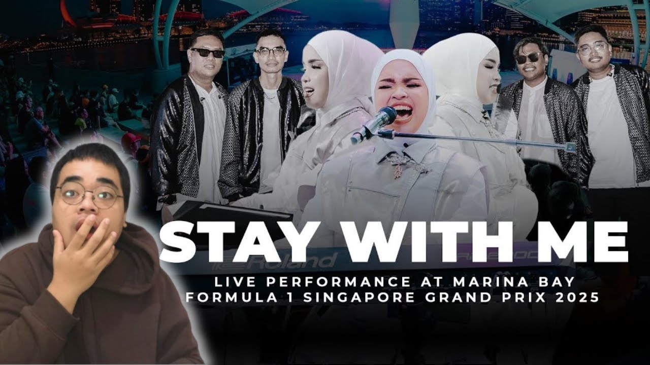 PUTRI ARIANI - STAY WITH ME (F1 SINGAPORE LIVE PERFORM) REACTION