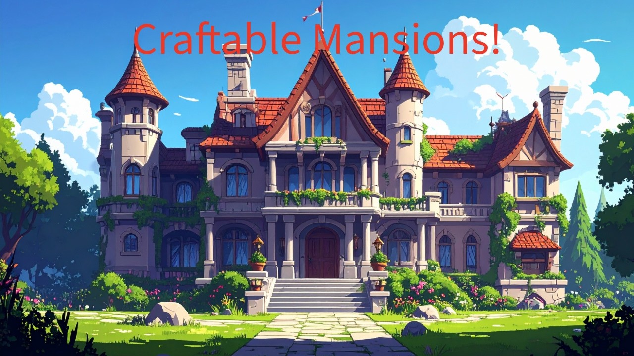 Craftable Mansions In Minecraft!
