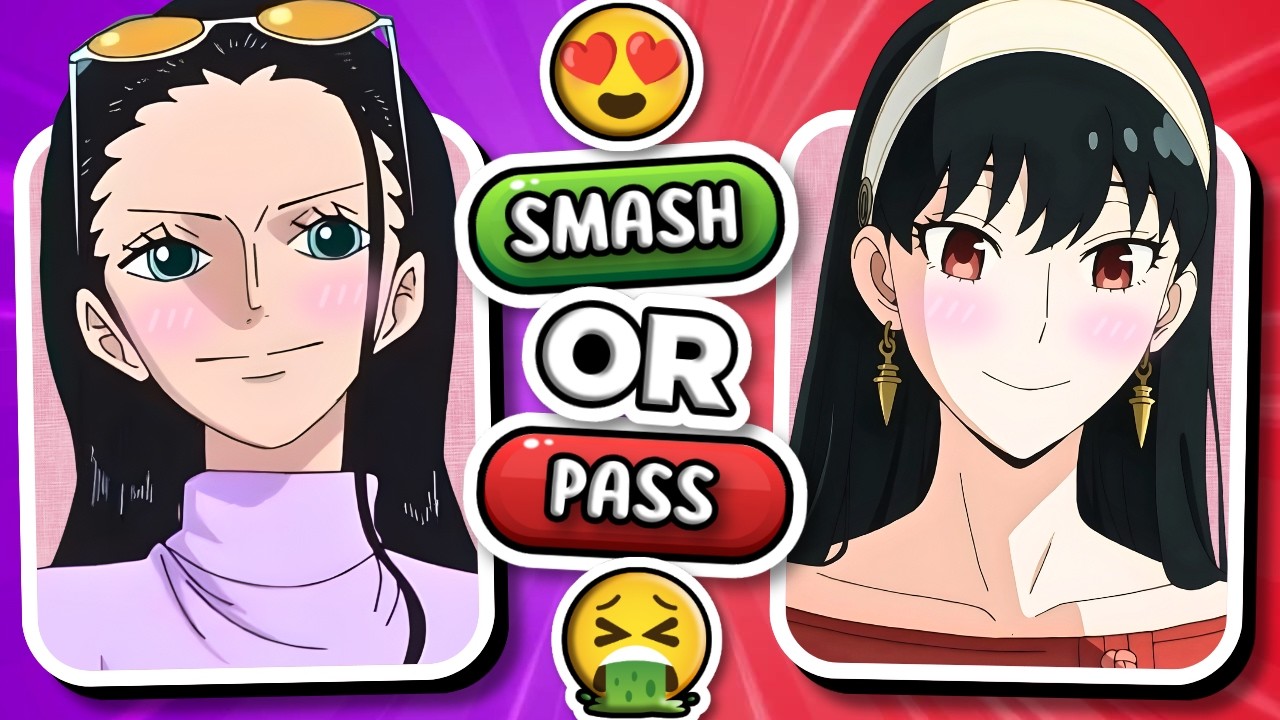 SMASH OR PASS ANIME CHARACTER🔥 ANIME GIRLS ♀️💗 | ANIME QUIZ 🔥