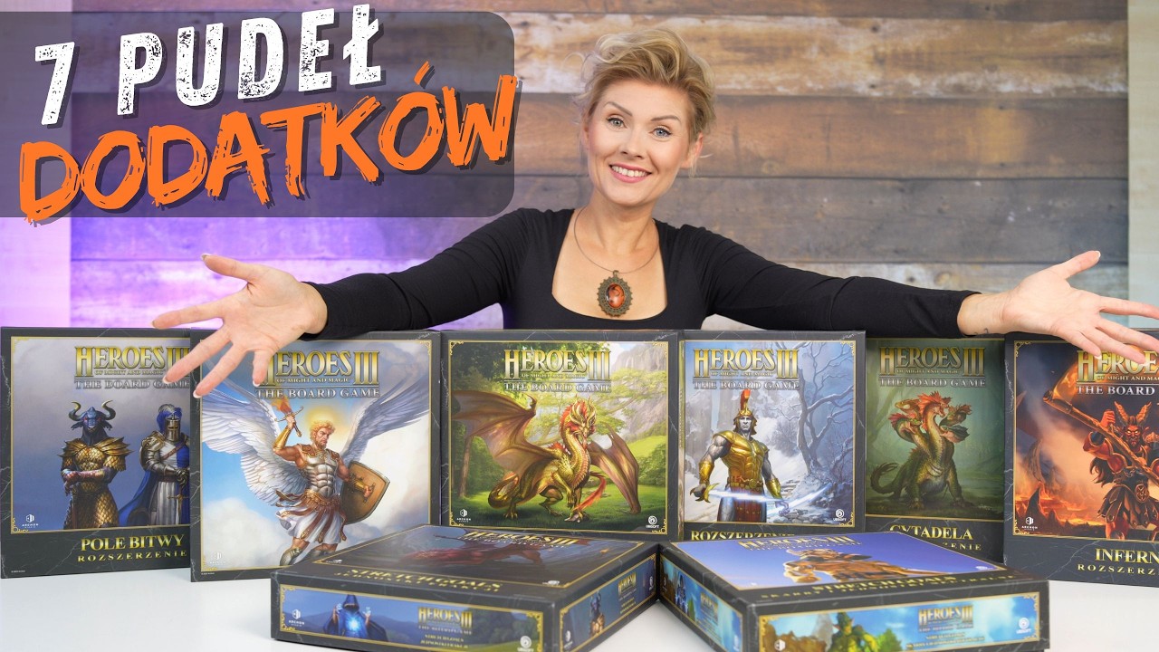 Heroes of Might and Magic III │7 DODATKÓW │ Forteca │ Inferno │ Bastion │ Cytadela │Gra planszowa