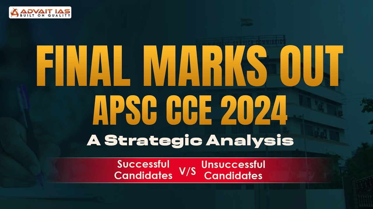APSC CCE 2024 Final Marks Out 🔥 | Topper Strategy vs Failed Candidates | By Chiranjit Gam Sir