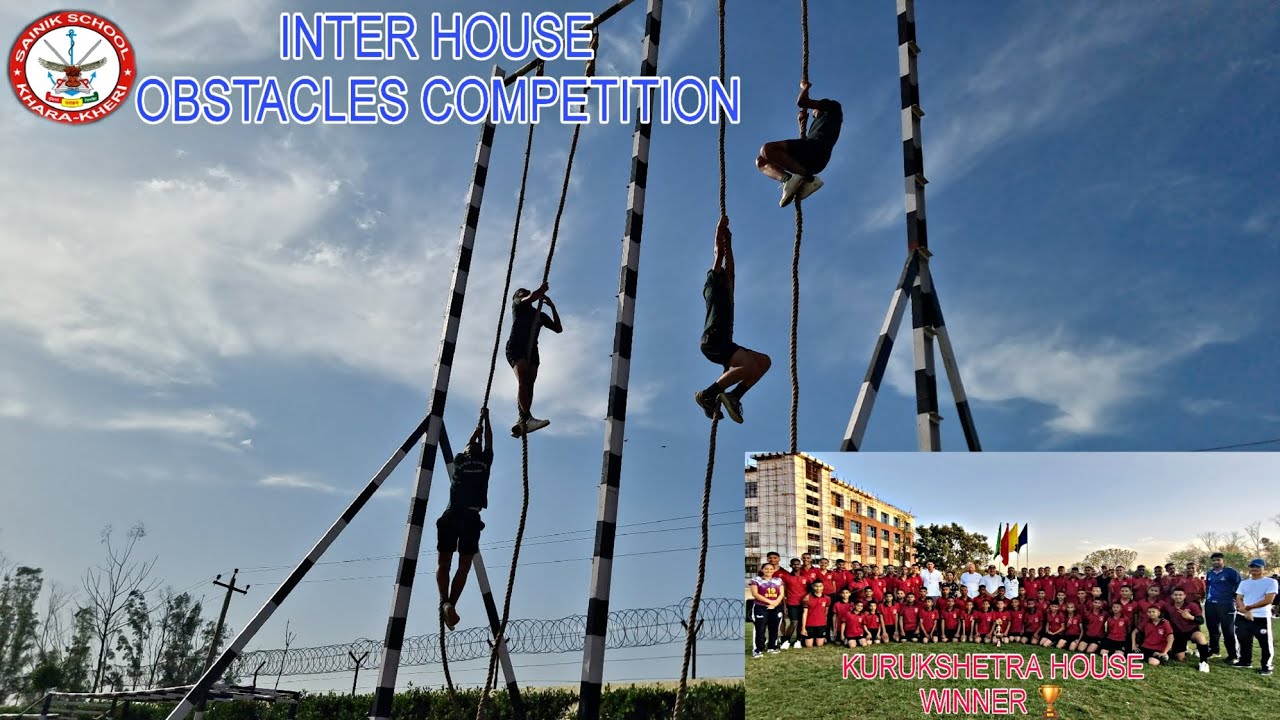 OBSTACLES COMPETITION IN SAINIK SCHOOL KHARA KHERI C/O ROYAL INTERNATIONAL RESIDENTIAL SCHOOL #RIRS