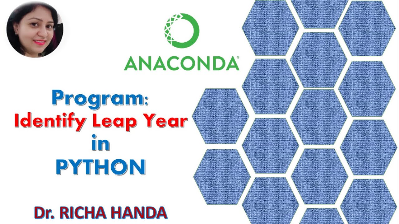 Identify Leap Year in Python