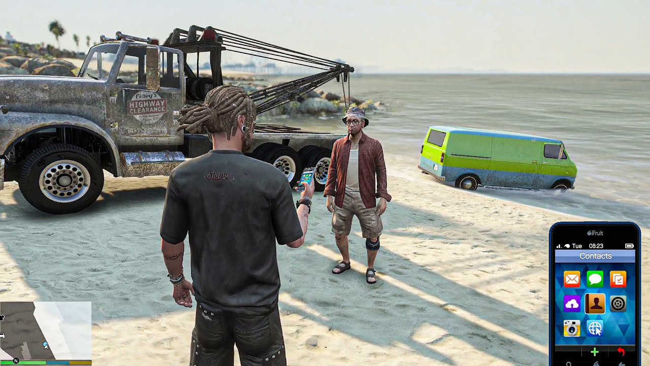 GTA 5 Wade & Ron Team Up to Reach Trevor | Total Police Destruction | Infinite Play