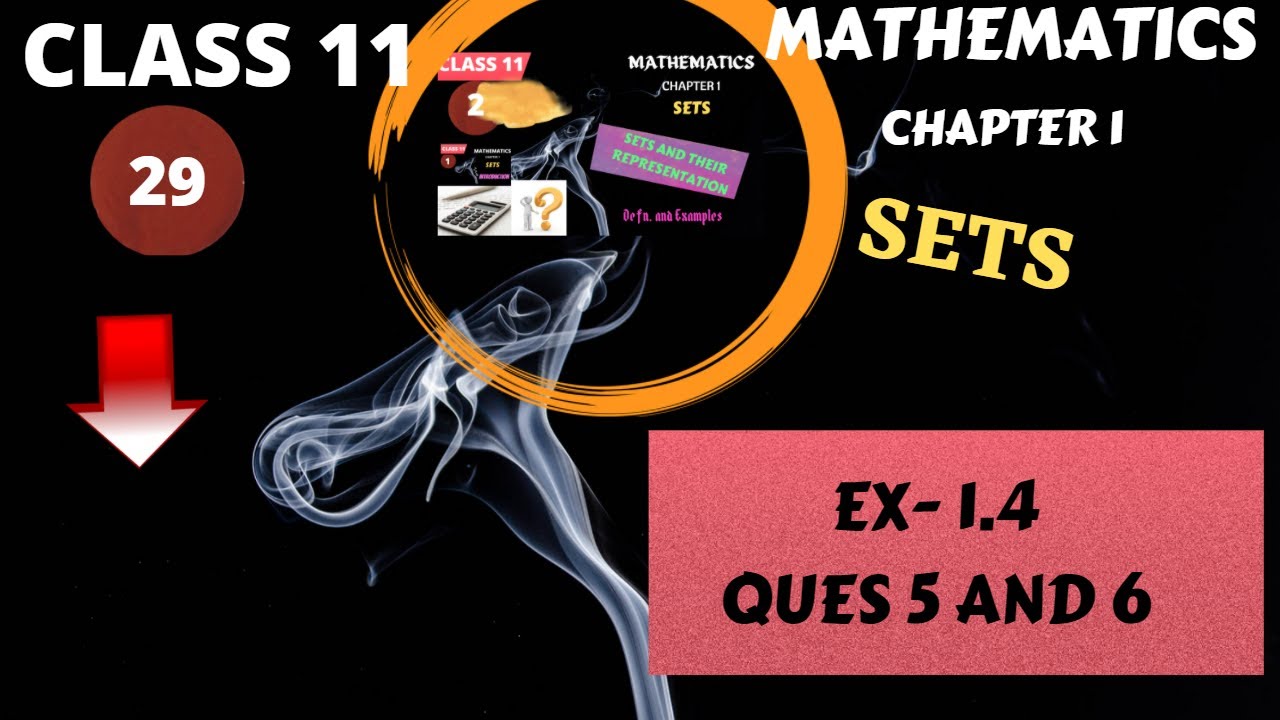 Class 11 Ex 1.4 Q5 Q6 | Chapter 1 Sets NCERT Maths @Prasthbhoomi