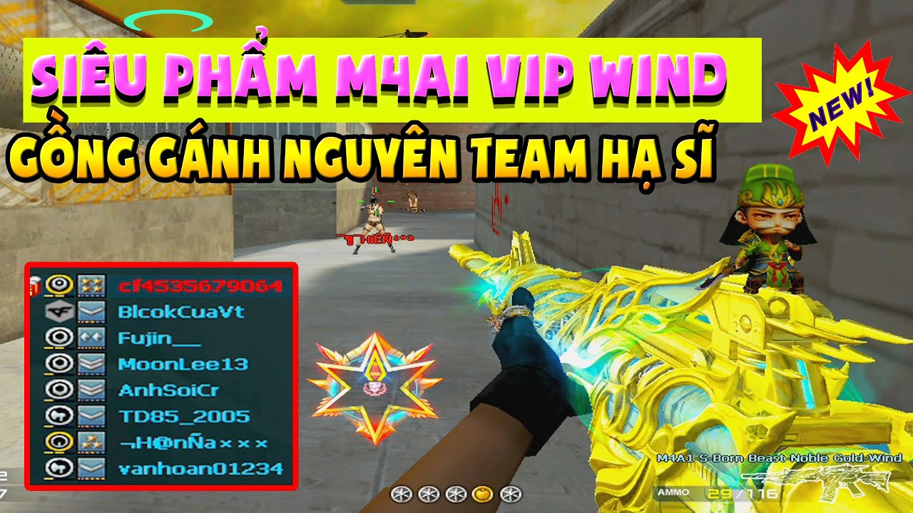 ► Bình luận Đột Kích - Siêu phẩm M4a1 NB Wind - Gồng gánh nguyên team hạ sĩ - Quá Căng Thẳng - Tú Lê