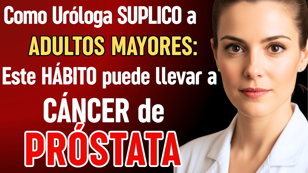 Como URÓLOGA, ADVIERTO a Adultos Mayores: Esto está INFLAMANDO tu PRÓSTATA