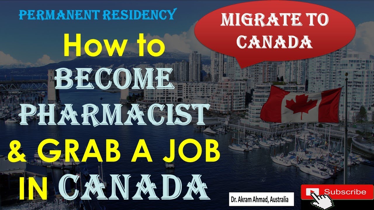 How to Become PHARMACIST in CANADA | PHARMACIST JOB IN CANADA | Current scenario | SALARY | PR