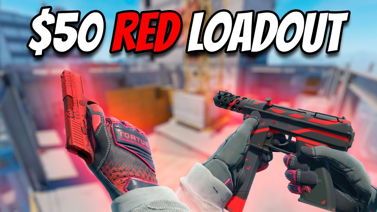 BEST Budget RED CS2 Loadout for $50 - The Best Cheap CS2 Skins (2024)